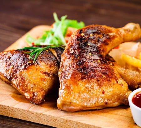 Grilled Chicken with Batata